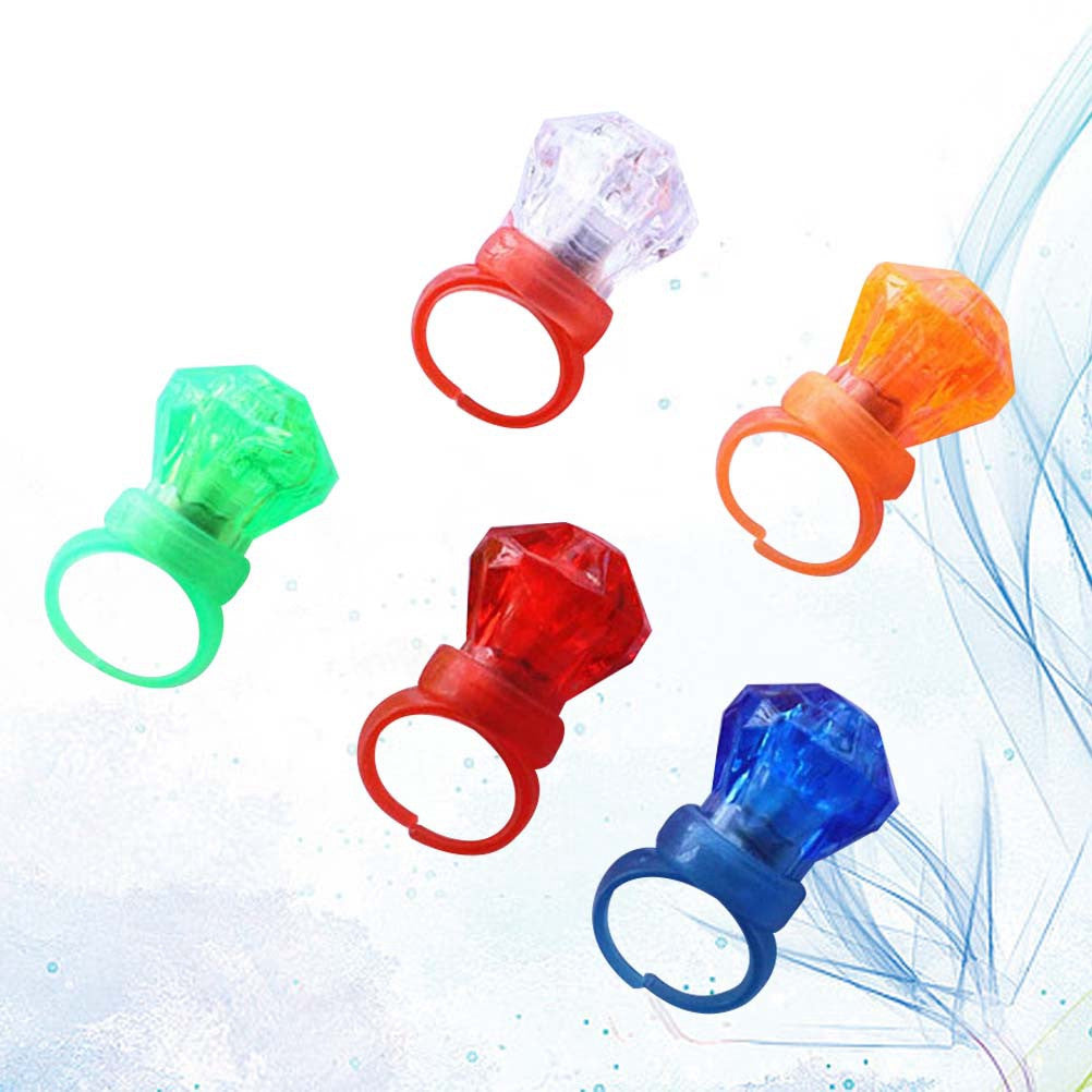 Light Fake Diamond Rings