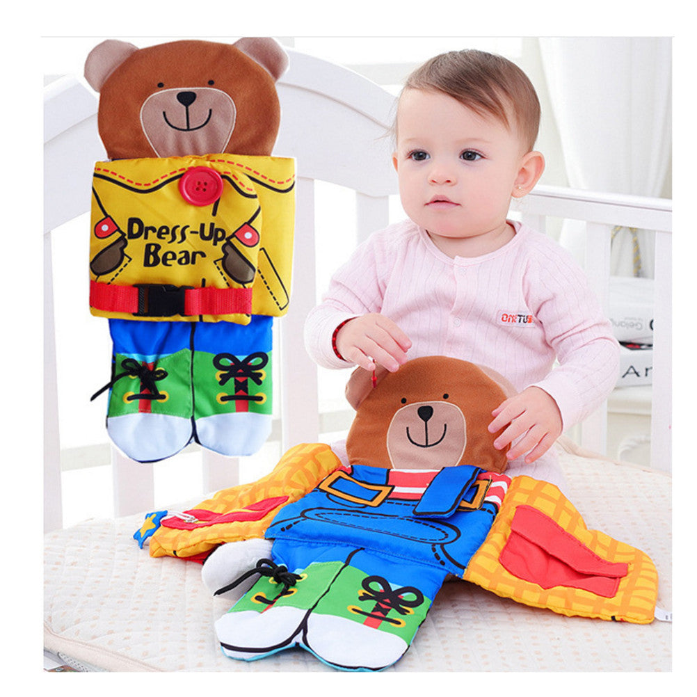 Cloth Book Bear Dressing